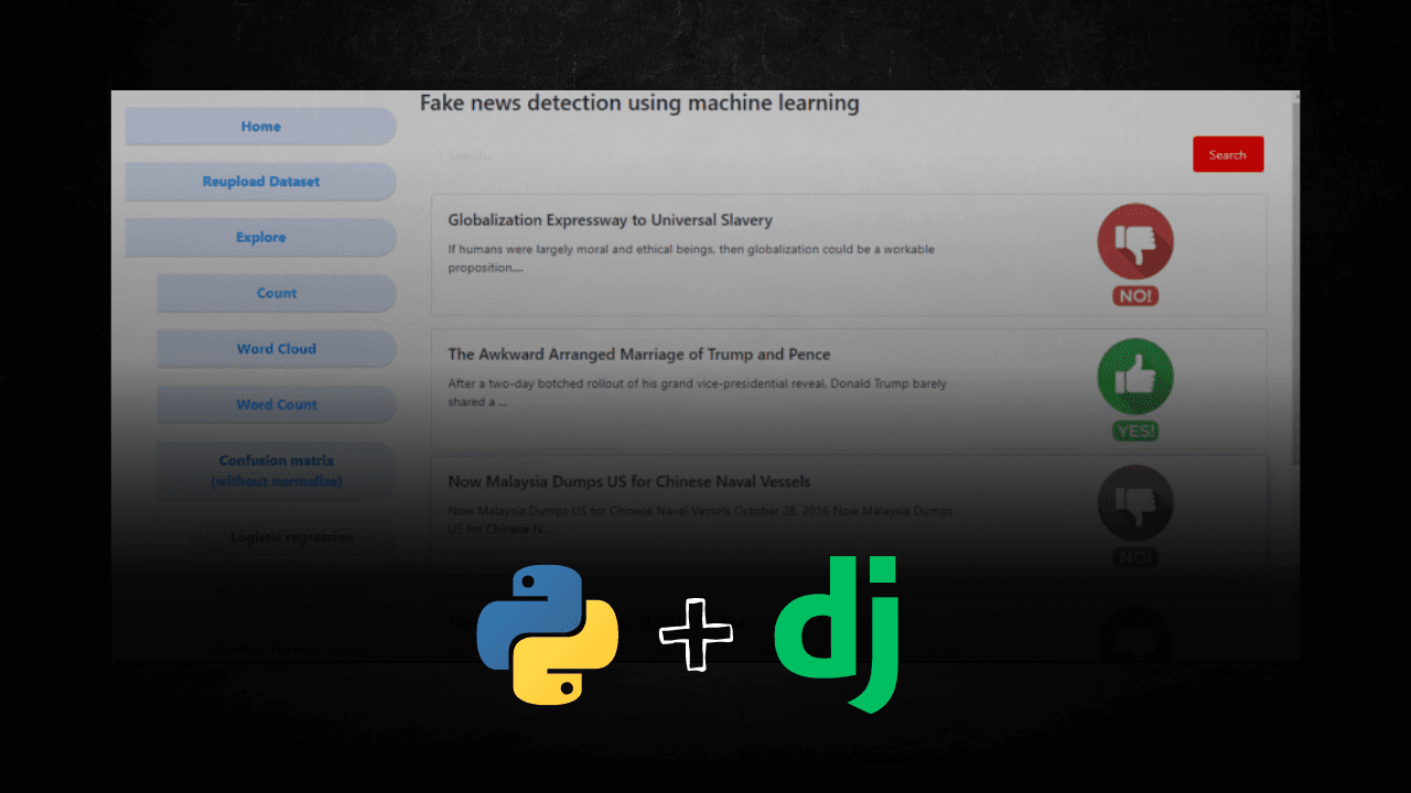 Fake News Detection Using Machine Learning